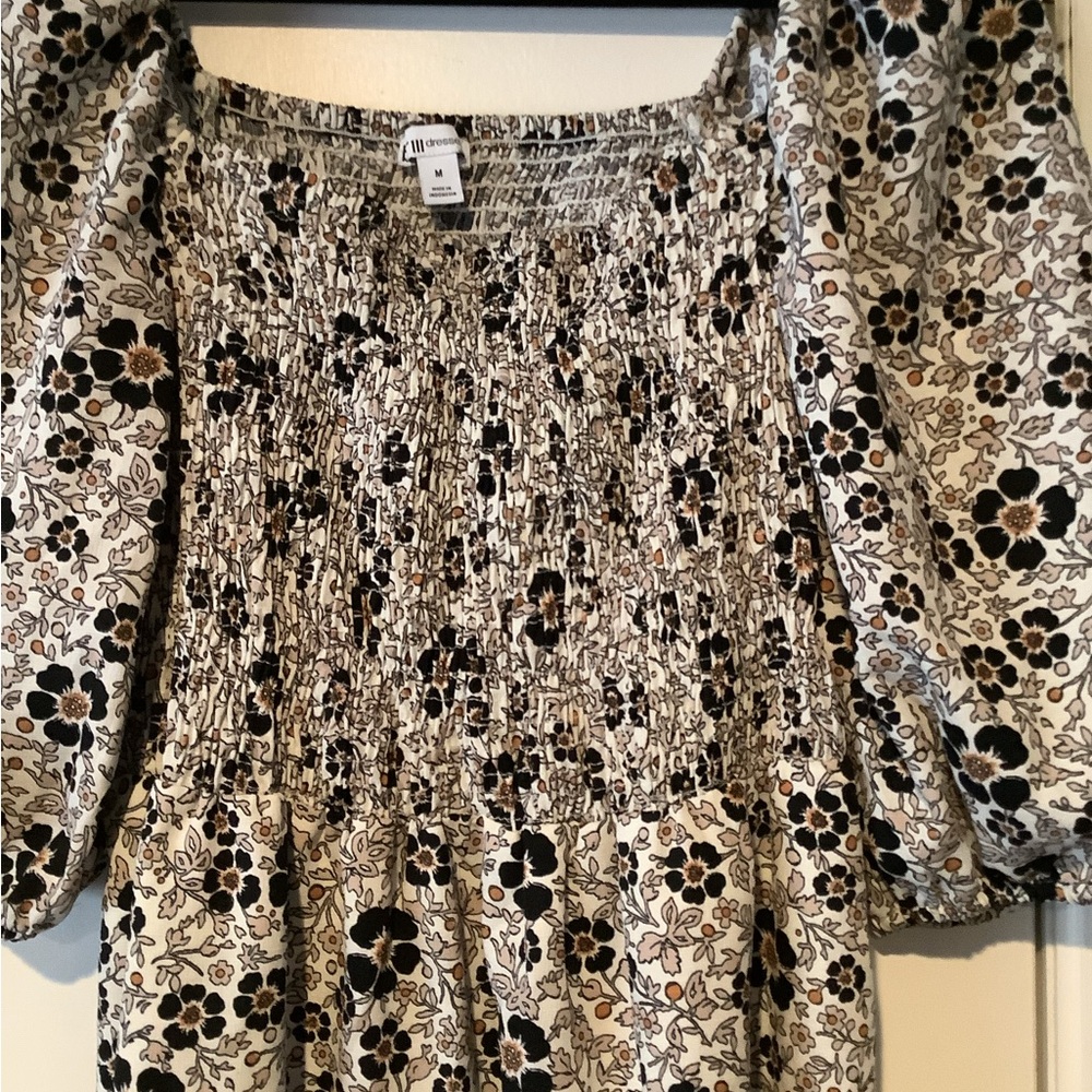 Floral Smocked Blouse